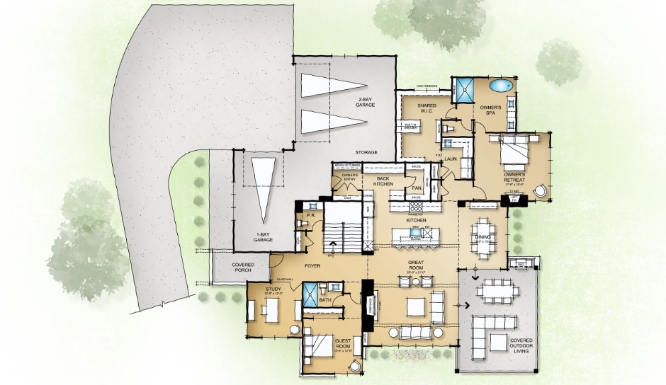 Main Level Floor Plan