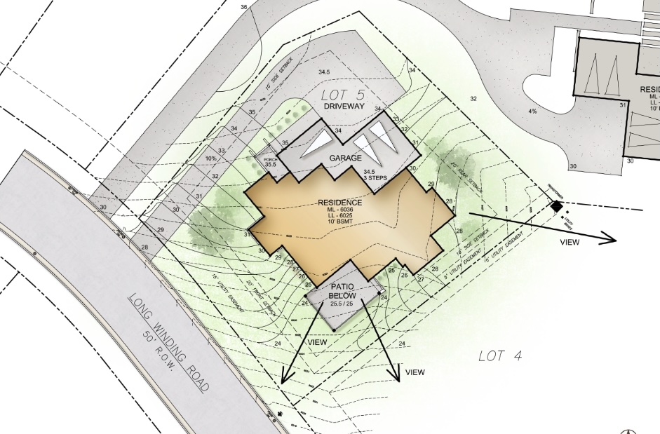 Lot 5 Homesite Orientation